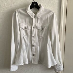 7 For All Mankind Women’s XS - Flounce Trucker Jacket